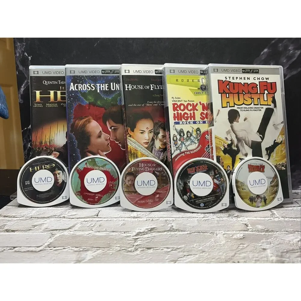 Sony PSP UMD Video Movie Lot Of 5 - Clean, T&W, FREE SHIPPING!!